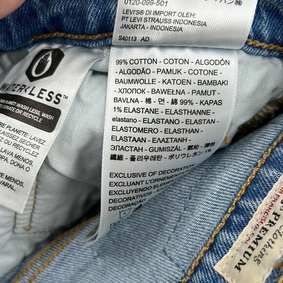 Levi's Premium 501 Skinny Jeans - 24 x 30 - New with tag - Picture 10 of 11